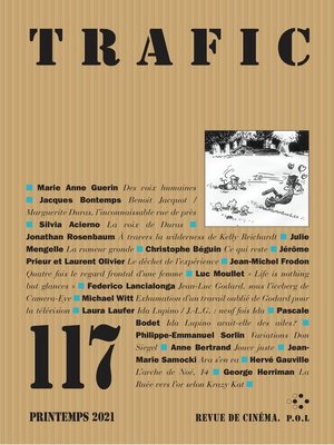 cover image of Trafic N° 117 (Printemps 2021)